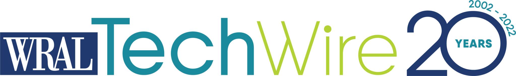 WRALTechWire 20thAnniversaryLogo